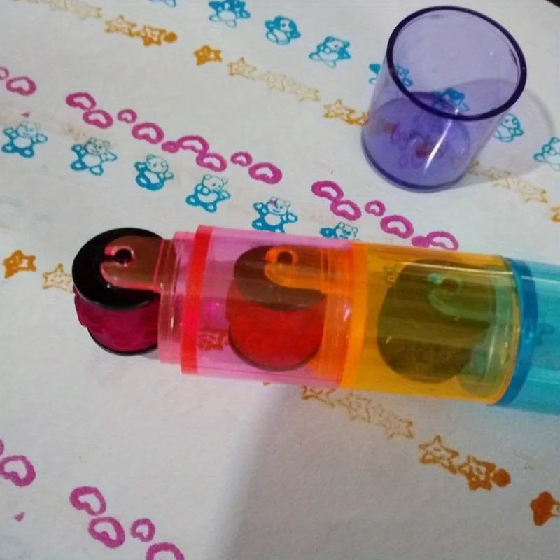 Colorful Roller Ink Stamp Pad – DIY Cartoon Drawing Tool for Kids Kids Roller Stamp Babs