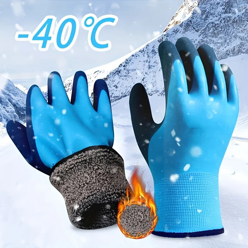 Winter Waterproof Warm Gloves – Fishing & Mechanical Work Winter Work Gloves Babs
