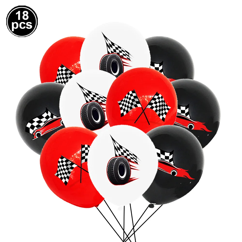Race Car Tire Paper Napkins – Birthday & Baby Shower Party Supplies