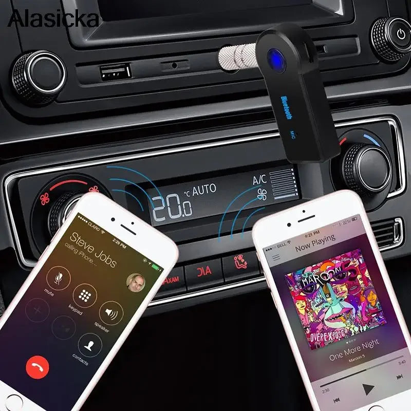 BT350 Bluetooth 5.0 2-in-1 AUX Receiver Transmitter Adapter Bluetooth Audio Adapter Babs