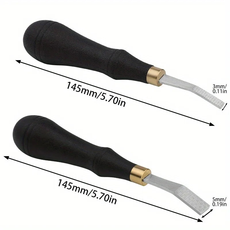 Silicone Handle Leather File Tool – DIY Edge & Surface Finishing Leather Craft File Babs