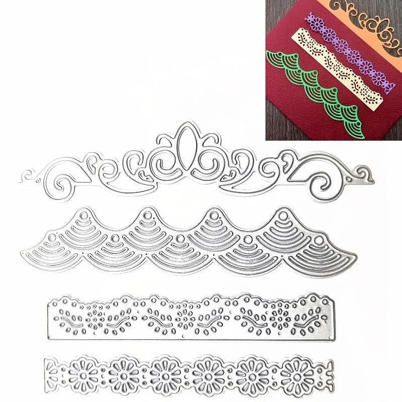 Christmas Snowflake Metal Cutting Dies – Round Stencil Mold Craft Cutting Die Babs 6