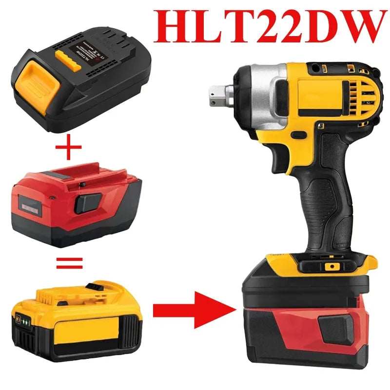 HLT22DW Adapter: Hilti 22V to DeWalt 20V MAX Converter Battery Adapter Babs