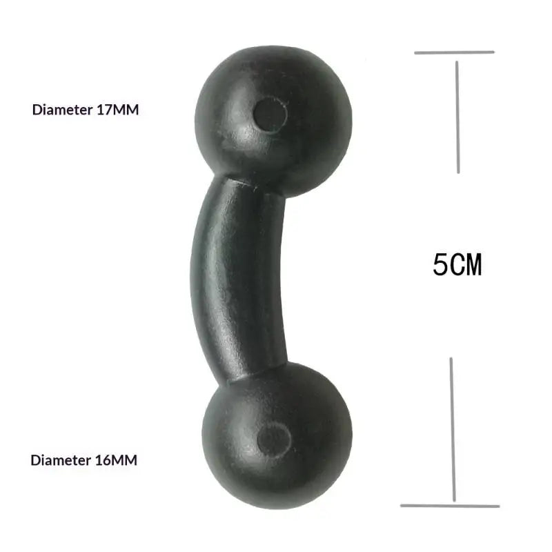 Dual Ball Head Extension Rod for Car Phone Mount – Flexible ABS Car Mount Accessory Babs A9