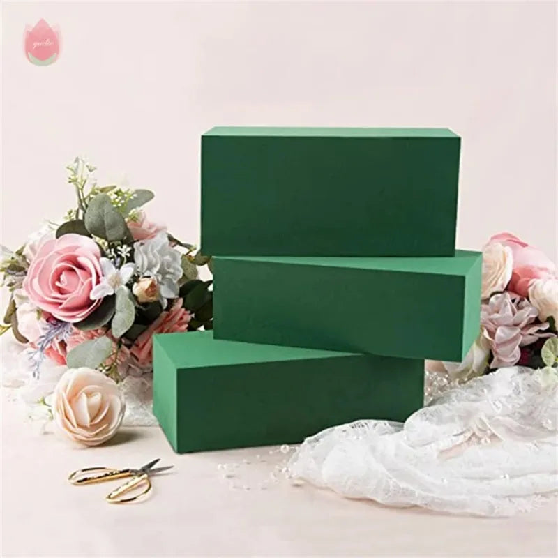 Green Floral Foam Brick – Wedding, DIY & Holiday Flower Décor Floral Foam Brick Babs