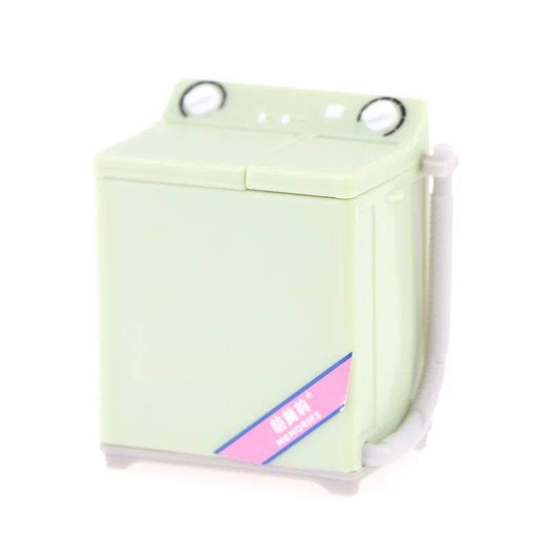 Dollhouse Miniature Washing Machine Model – ABS Doll Furniture Dollhouse Miniature Furniture Babs Green