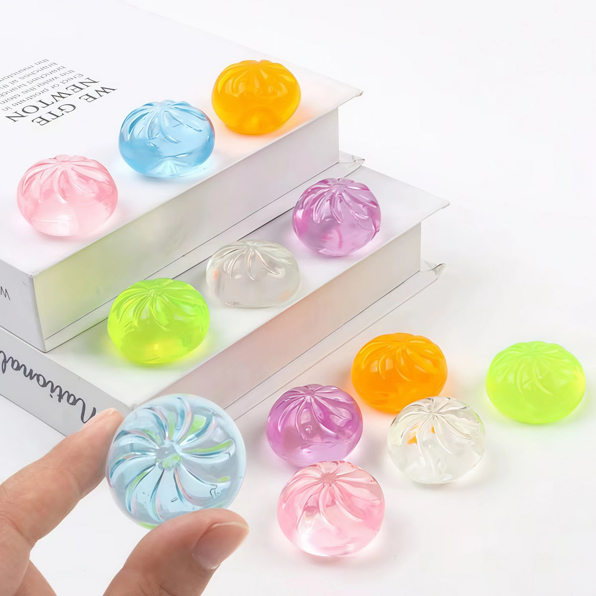 Mini Dumpling Squishy Toy Set – Squeeze Fidget Sensory Gift Squishy Fidget Toy Babs