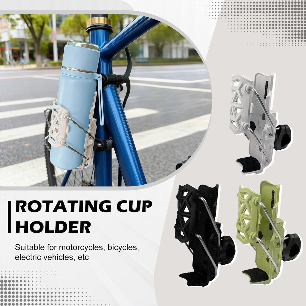 360° Adjustable Bike & Motorcycle Handlebar Water Bottle Cage Bike Bottle Cage Babs