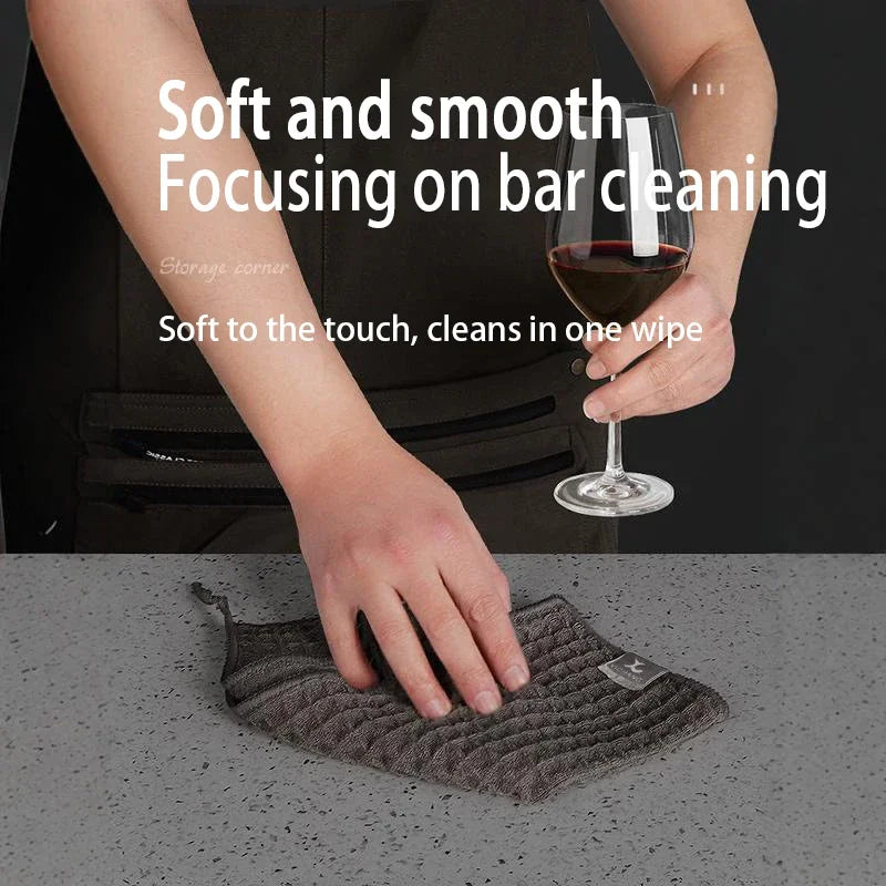 Microfiber Coffee Bar Cleaning Towels – Super Absorbent 1/2/4 Pcs Microfiber Cleaning Towel Babs