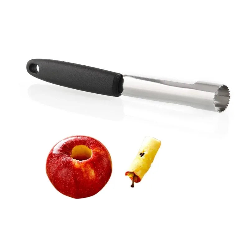 Stainless Steel Apple & Pear Corer – Handheld Fruit Pitting Tool Fruit Corer Tool Babs