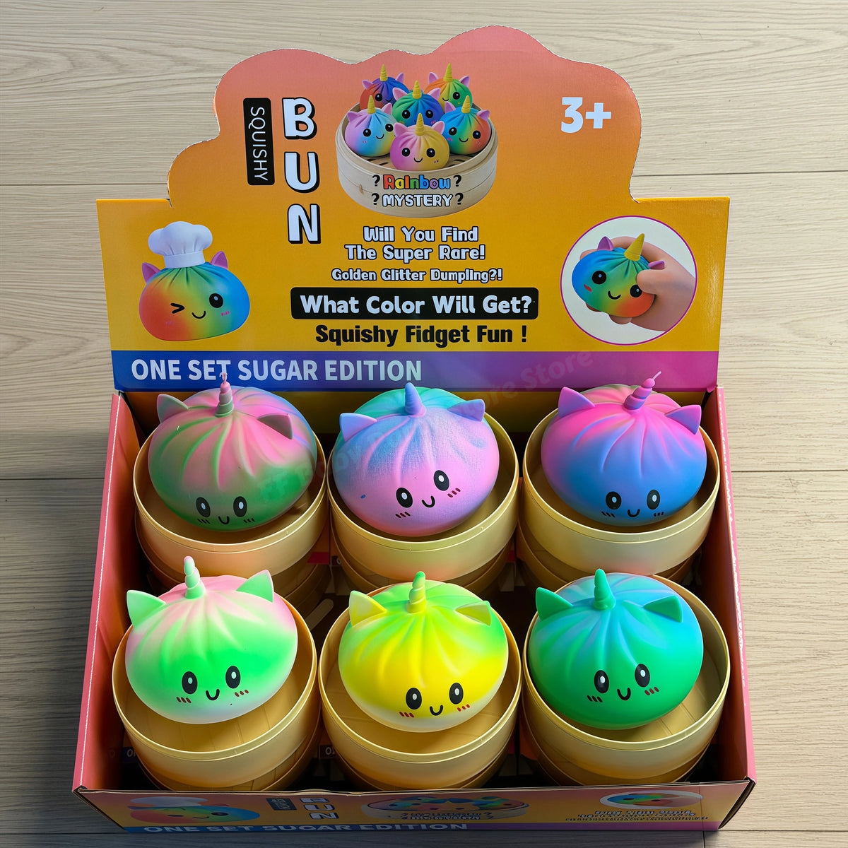 BaoZi Dumpling Squishy Squeeze Fidget Toy – Novelty Desk Gift Squishy Fidget Toy Babs