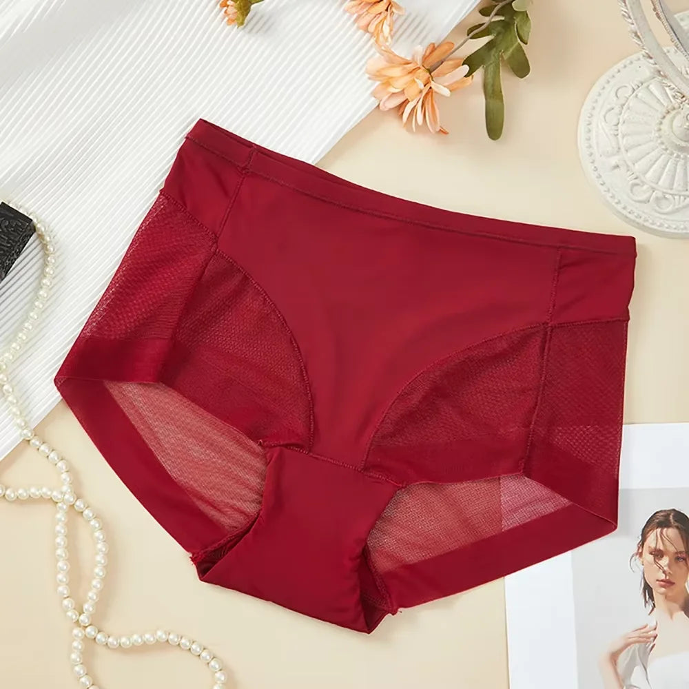 Women's High-Waist Tummy Control Shaping Briefs & Butt Lifter Women's Shapewear Babs WINE RED L 1pc