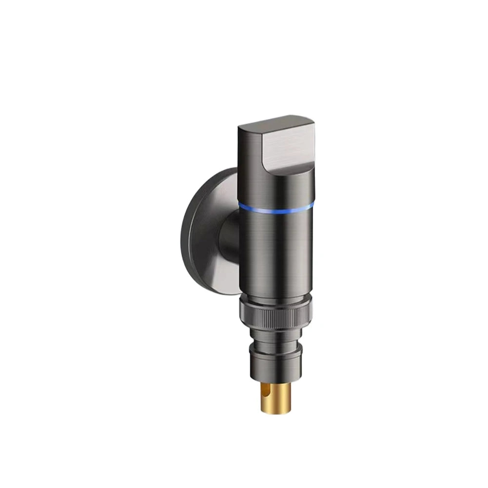 LEENKEA G1/2 Auto Water Stop Washing Machine Angle Valve Angle Stop Valve Babs Gray