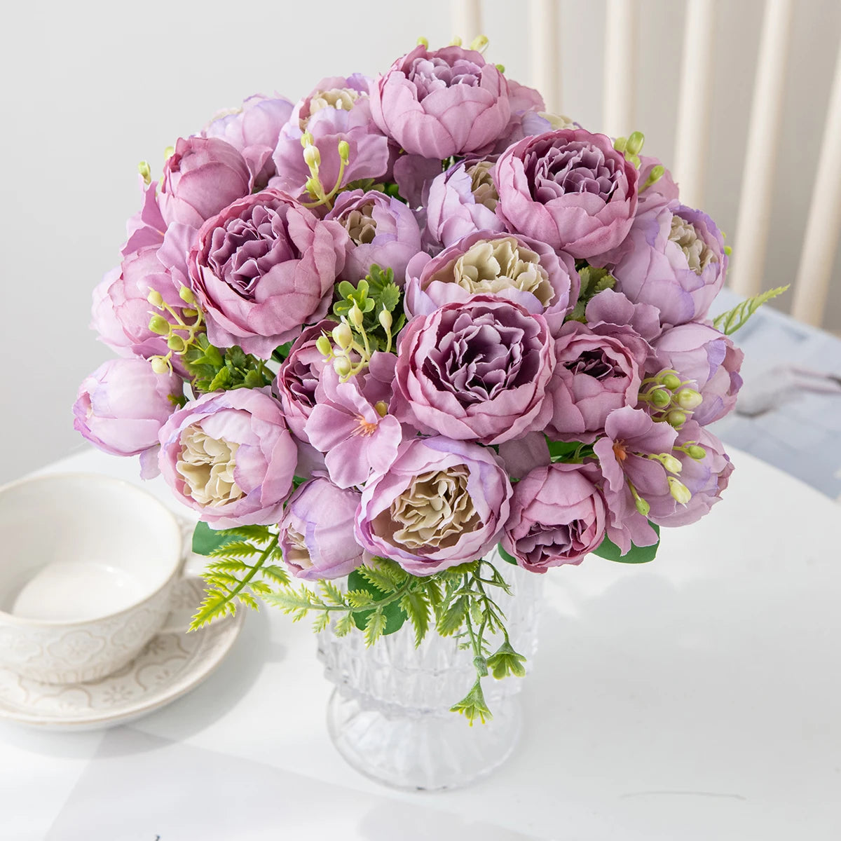 Artificial Silk Peony Bouquet – Wedding & Home Décor Artificial Flower Bouquet Babs