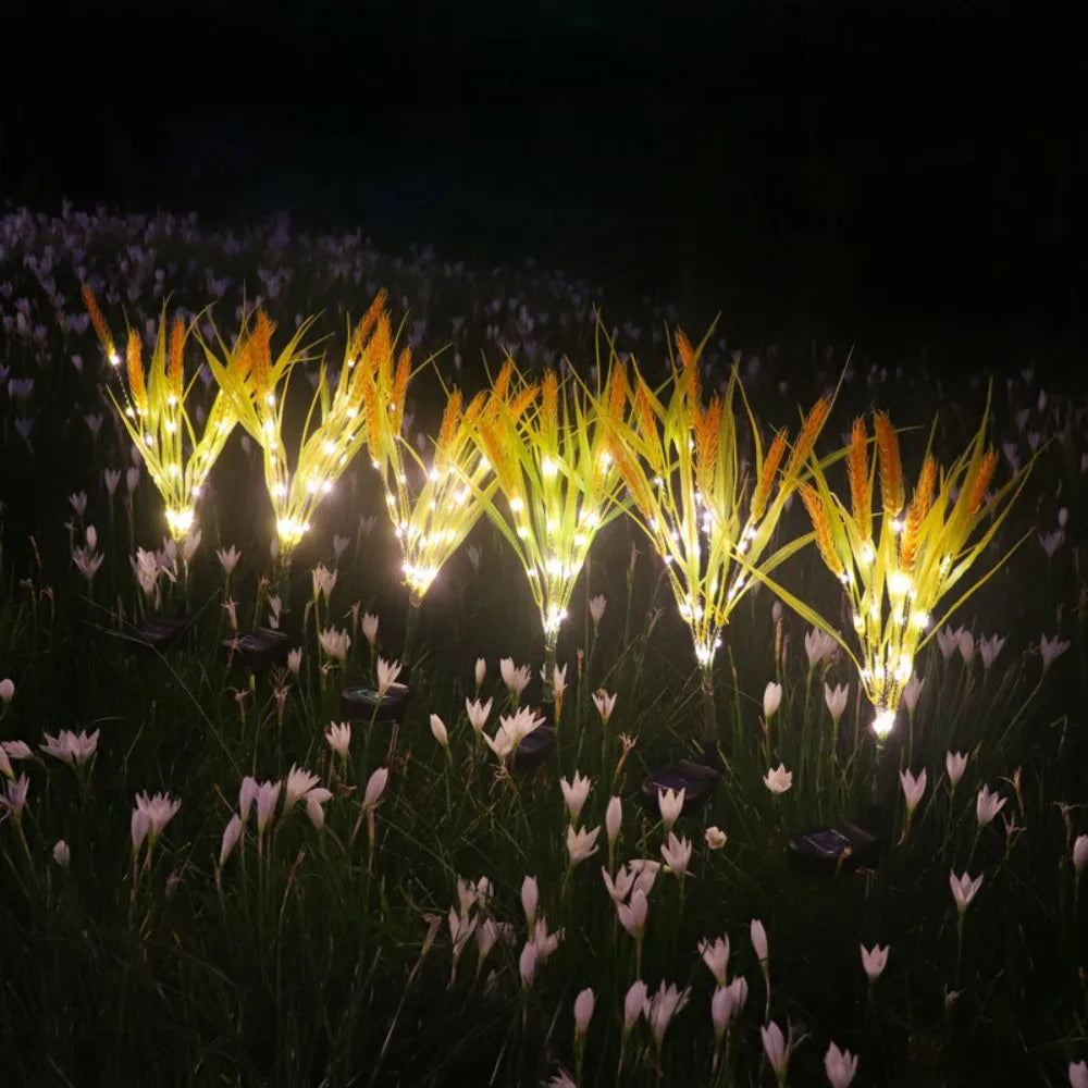 7-Head Solar Wheat Ear Garden Stake Light | Outdoor Décor Solar Garden Light Babs