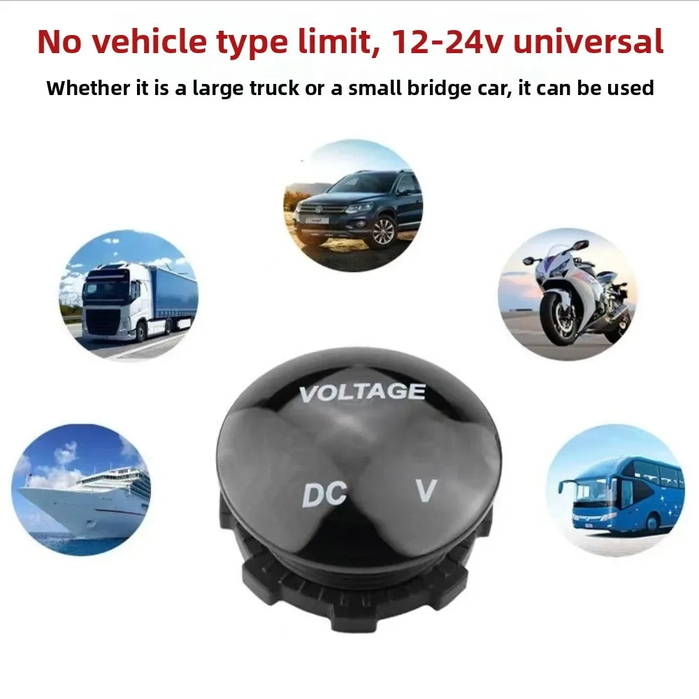Waterproof Digital Voltmeter DC 5-48V LED Battery Gauge Digital Voltage Gauge Babs