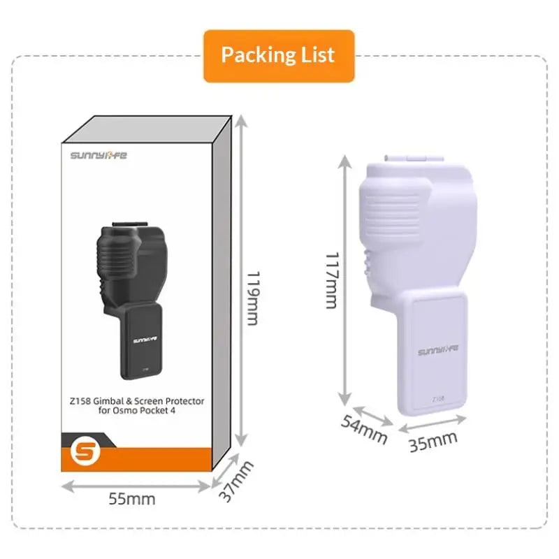 Pocket 4 Gimbal Lens Screen Protective Cover – All-in-One Camera Protective Case Babs