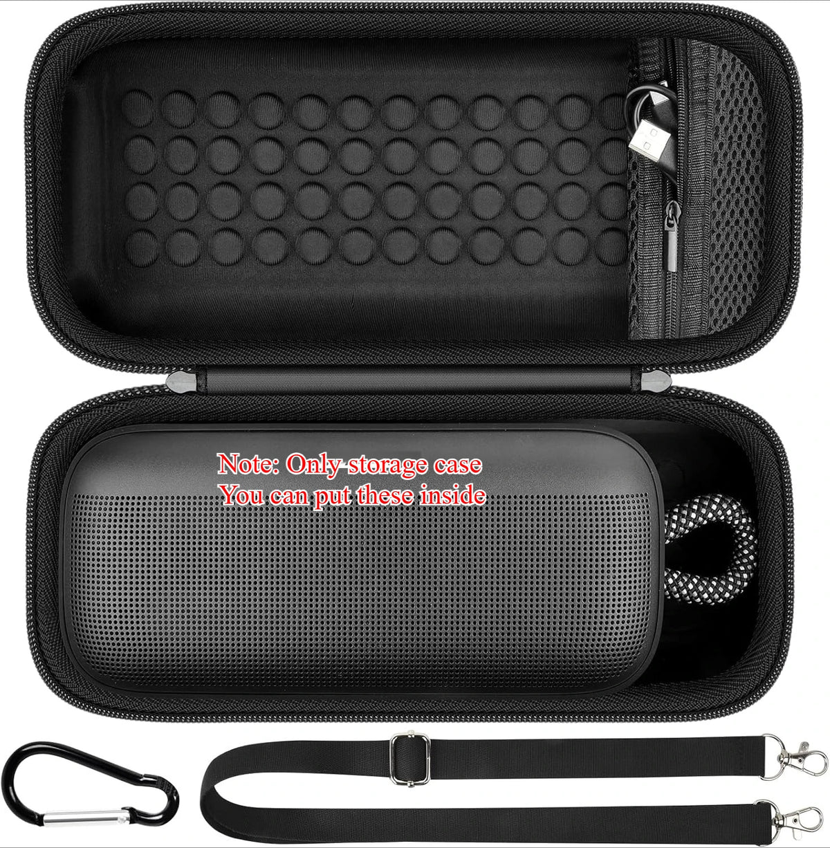 Hard Travel Case for Bose SoundLink Plus Bluetooth Speaker Speaker Carrying Case Babs