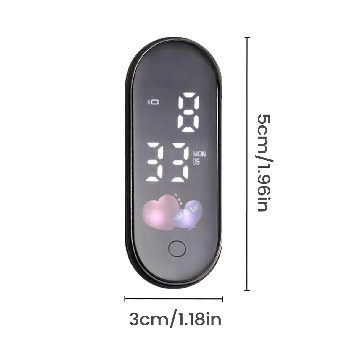 Mini Waterproof LED Digital Car Clock – Dashboard & Motorcycle Digital Car Clock Babs