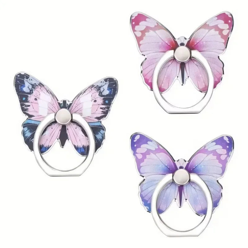 Cartoon Butterfly Phone Ring Holder – 360° Rotating Kickstand Phone Ring Holder Babs