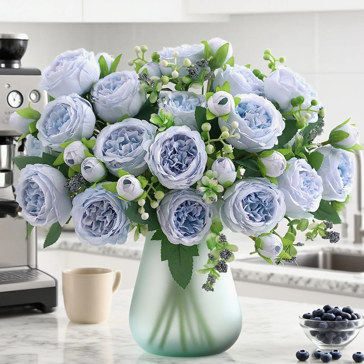 Artificial Silk Peony Flowers – Wedding & Home Decor Bouquet Artificial Silk Flowers Babs