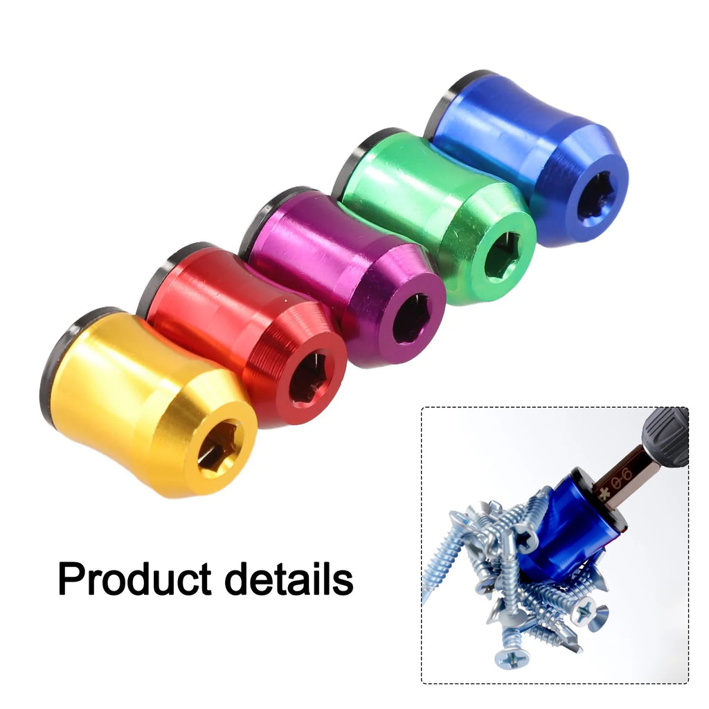 Screwdriver Bit Magnetizer Ring – Aluminum Alloy DIY Tool Screwdriver Magnetizer Ring Babs
