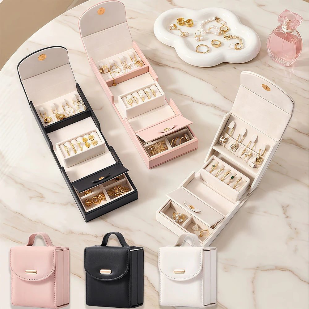 Travel Jewelry Box Organizer for Women – Rings, Earrings & More Travel Jewelry Organizer Babs