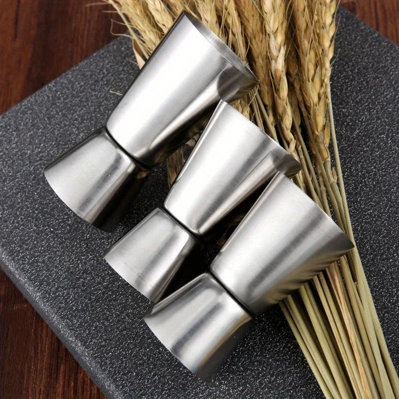3-Piece Stainless Steel Double Jigger Set – 15/30 20/40 25/50ml Cocktail Jigger Set Babs