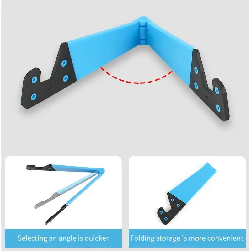 Mini V-Shape Foldable Phone Stand – Universal Desk Holder Phone Stand Babs