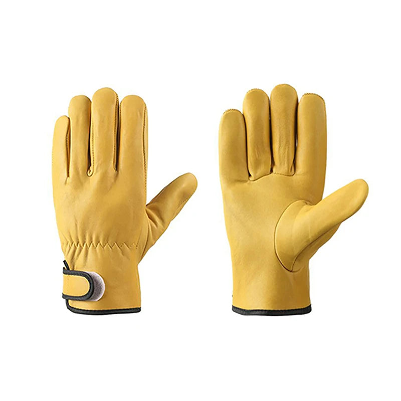 Sheepskin Leather Work Gloves – Welding, Garden & Motorcycle Leather Work Gloves Babs 1pair