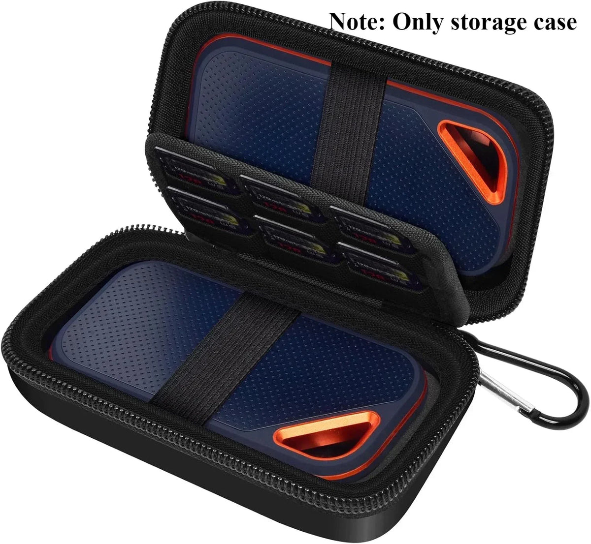 Paiyule EVA Case for SanDisk Extreme Portable SSD – Holds 2 Drives SSD Carry Case Babs