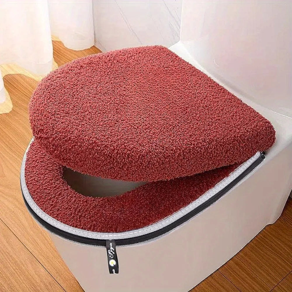 Winter Thickened Toilet Seat Cushion Set – Machine Washable Toilet Seat Cushion Babs R