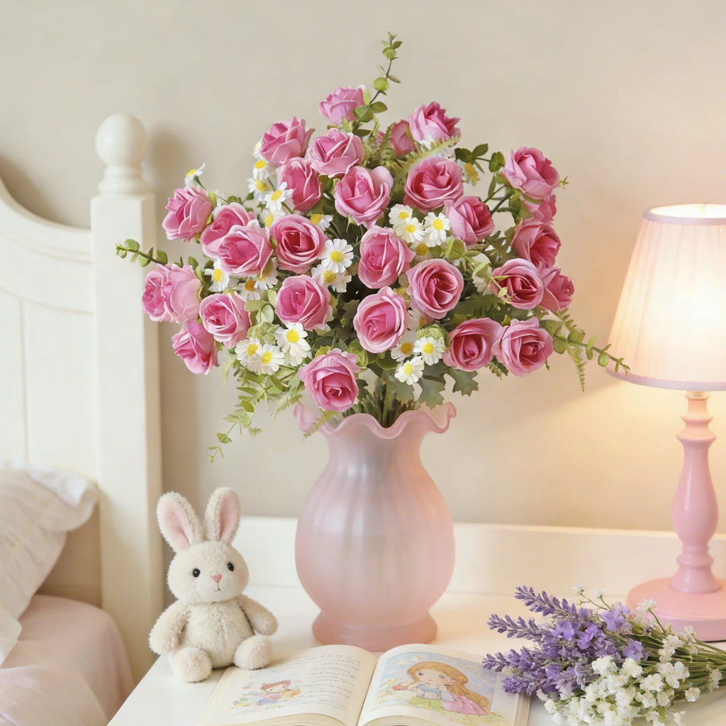 Artificial Silk Rose Bouquet for Wedding & Home Décor Artificial Flower Bouquet Babs