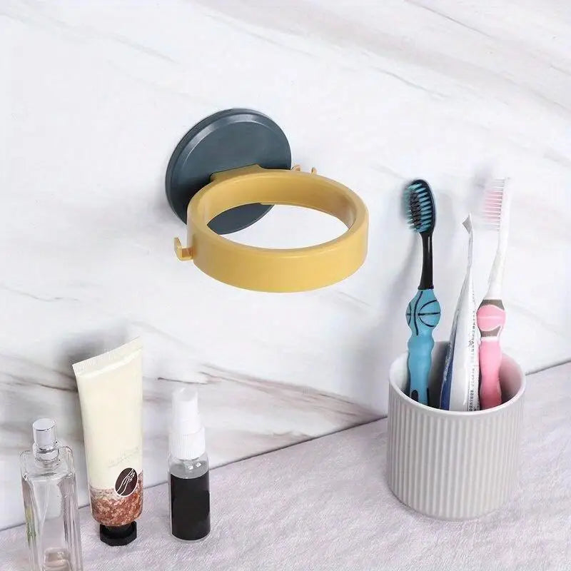 Wall Mounted Hair Dryer Holder – No-Drill Bathroom Rack Bathroom Storage Rack Babs