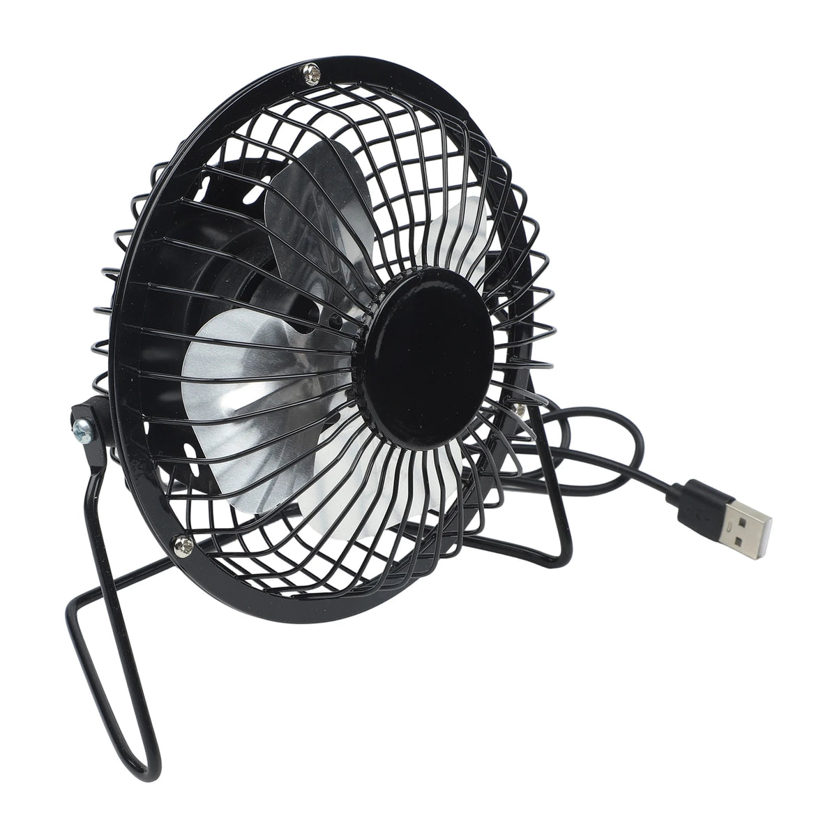 LEENKEA 4" Mini USB Desk Fan – 360° Rotation, Portable Mini USB Desk Fan Babs