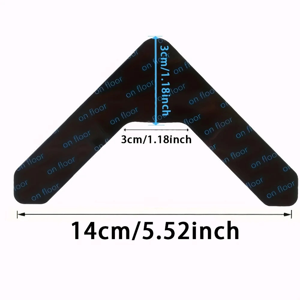 Reusable Anti-Slip Rug Grippers 12/24 Pcs – Washable Tape Rug Gripper Pads Babs
