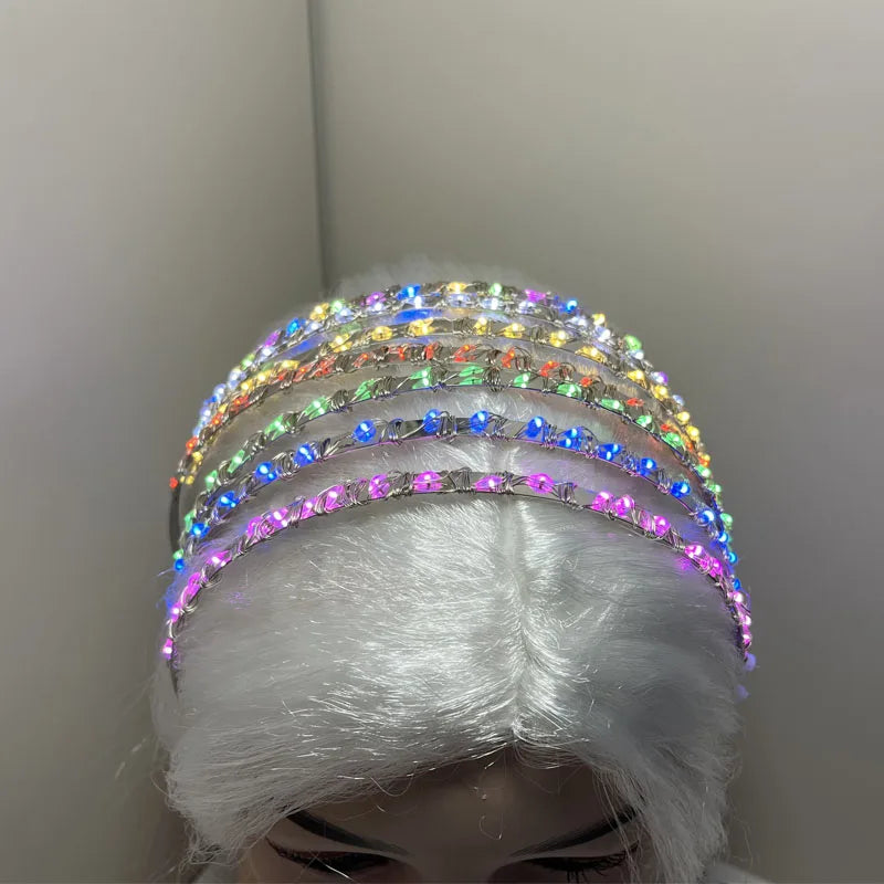 LED Glow Headband – Luminous Crown for Festivals & Weddings LED Glow Headband Babs