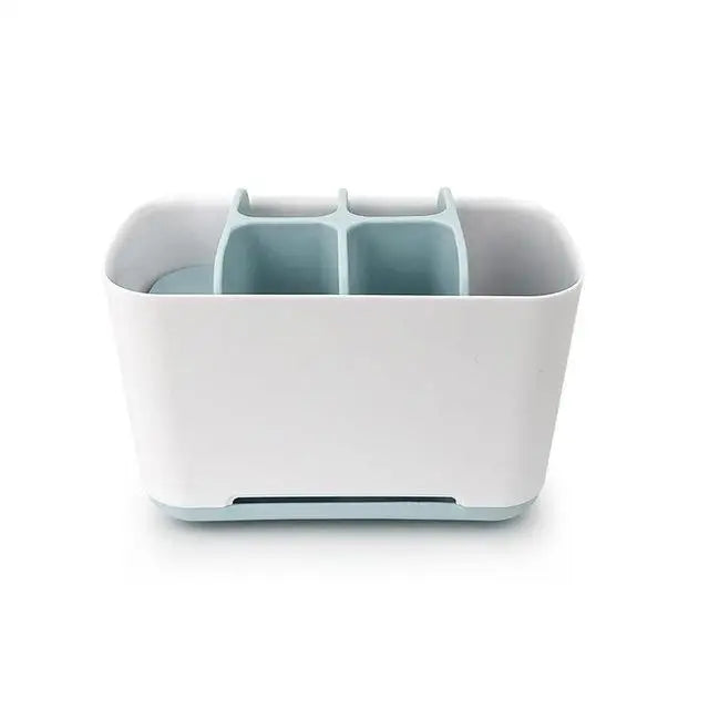 Toothbrush & Toothpaste Holder Organizer – Bathroom Caddy Stand Toothbrush Holder Babs blue Small