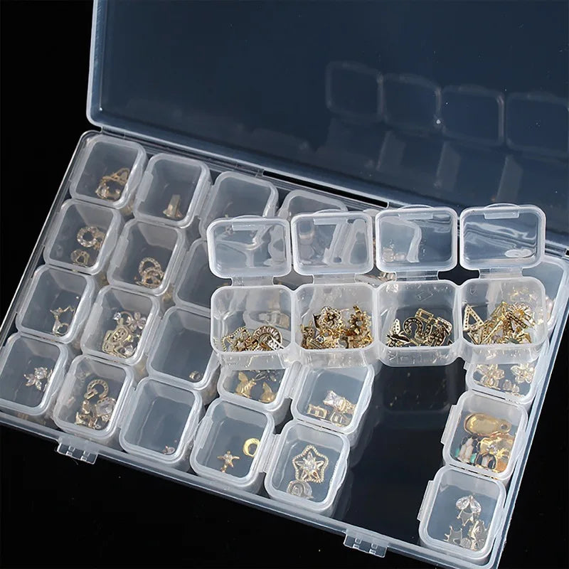 Transparent Jewelry & Bead Storage Box | Portable Organizer Jewelry Storage Box Babs