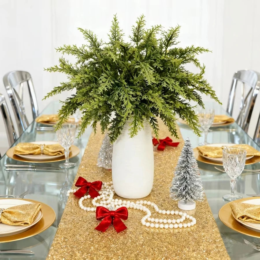 Artificial Cypress Leaf Branches – Home, Wedding & Garden Decor Artificial Plant Branches Babs