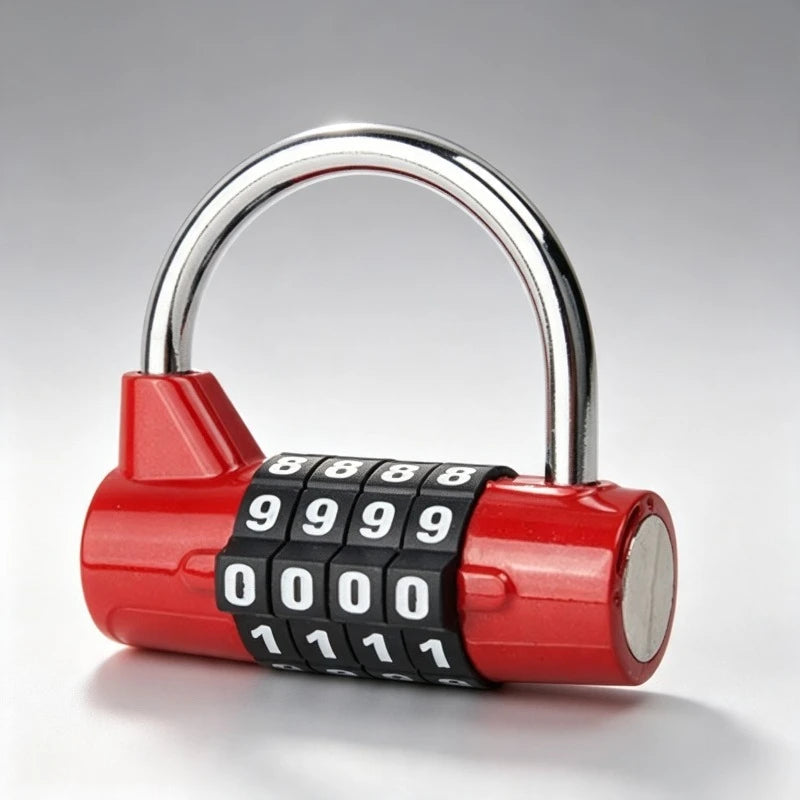 4-Digit Combination Padlock – Locker, Luggage & Cabinet Lock Combination Padlock Babs