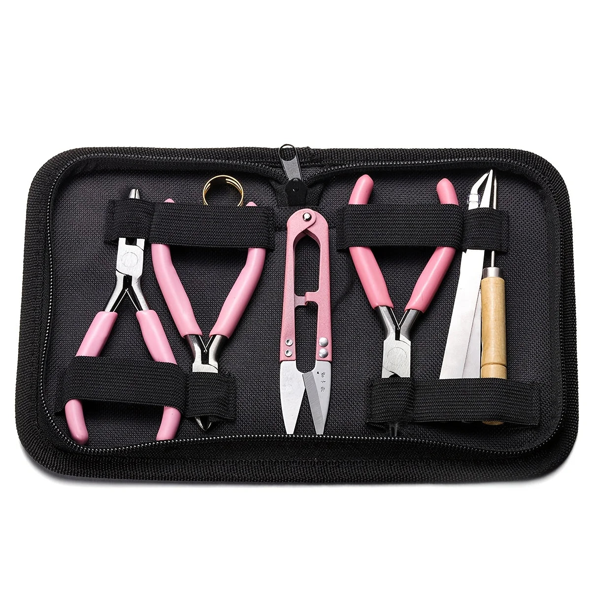 Jewelry Making Tool Set – Pliers & Wire Cutters | 3-Piece Kit Jewelry Making Tools Babs Pink