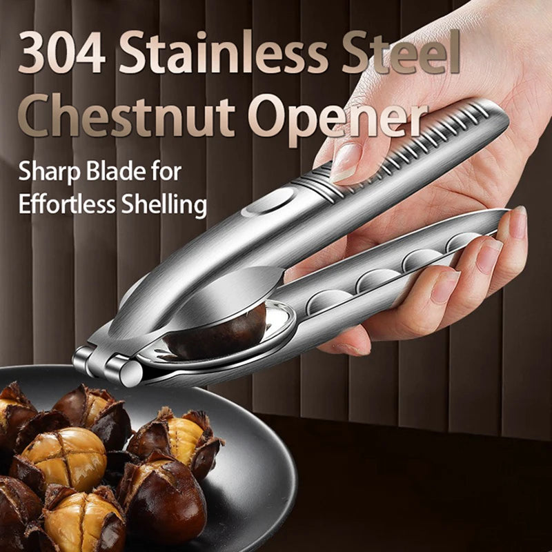 Stainless Steel Chestnut Nutcracker & Nut Cracker Opener Nut Cracker Tool Babs