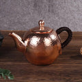 Handmade Red Copper Kung Fu Teapot – 1L Antique Design Copper Teapot Babs red copper