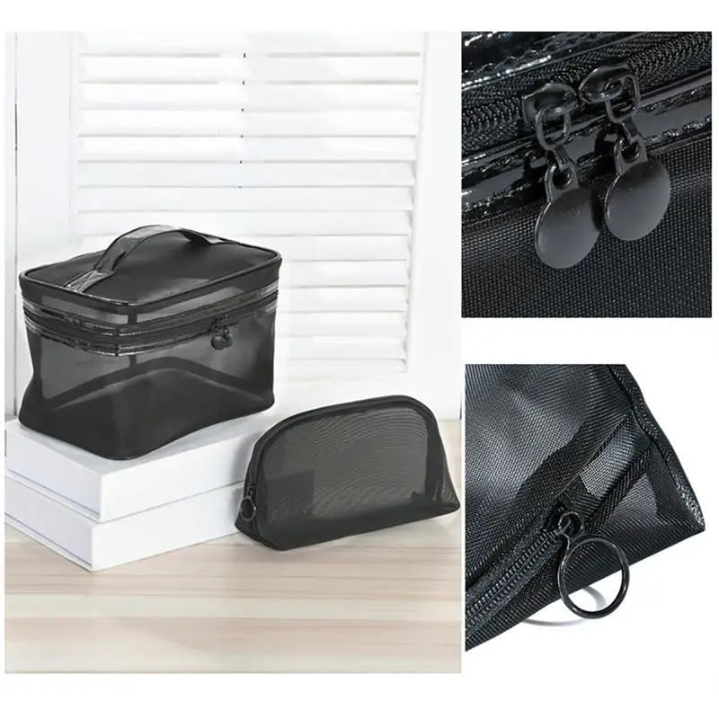 Transparent Travel Cosmetic Bag – Large Toiletry Organizer Pouch Cosmetic Travel Bag Babs