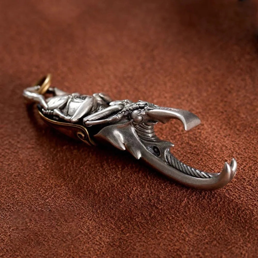 3D Brass Beetle Keychain & Bottle Opener – Stainless Steel Novelty Keychain Babs