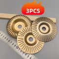 Woodworking Grinding Disc 3-Piece Set – Cut, Carve & Polish Grinding Disc Set Babs 3Pcs