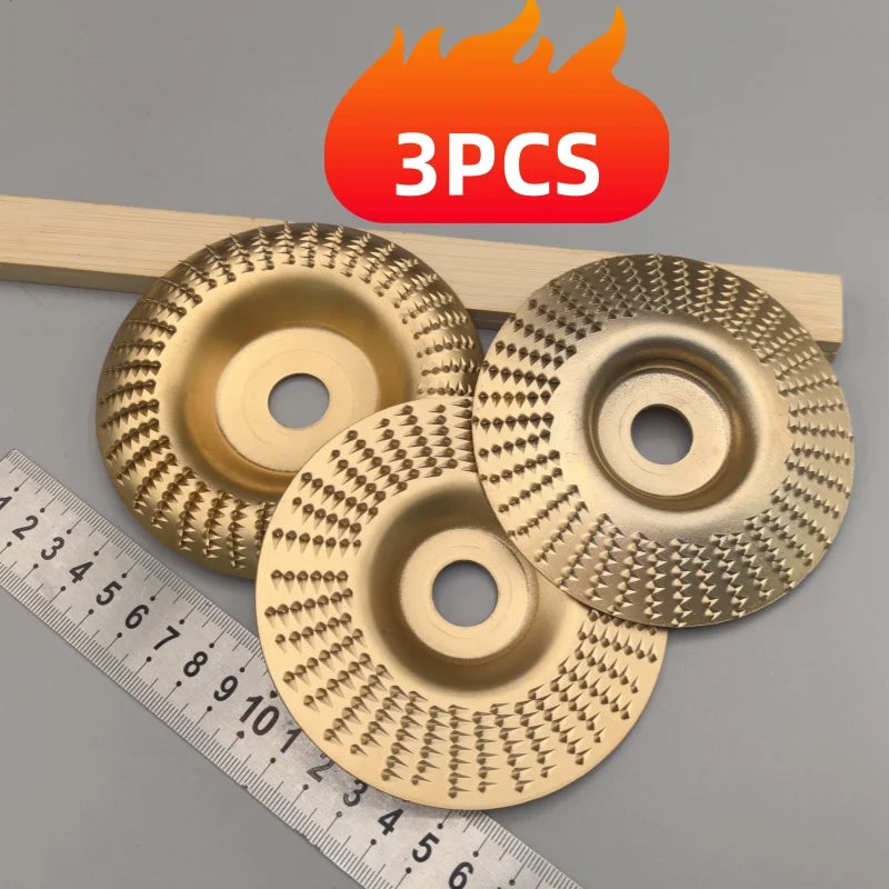 Woodworking Grinding Disc 3-Piece Set – Cut, Carve & Polish Grinding Disc Set Babs 3Pcs