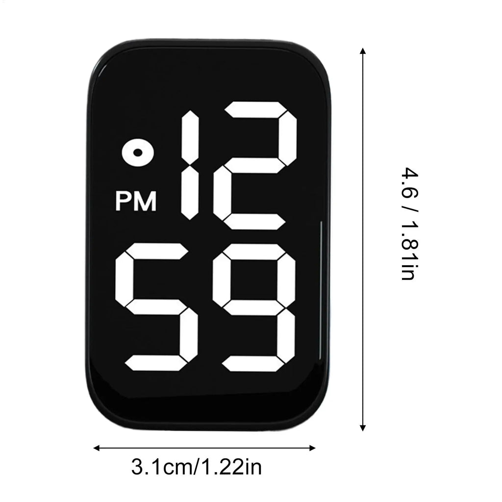 LED Stick-On Car Dashboard Clock – Waterproof & Luminous Dashboard Clock Babs