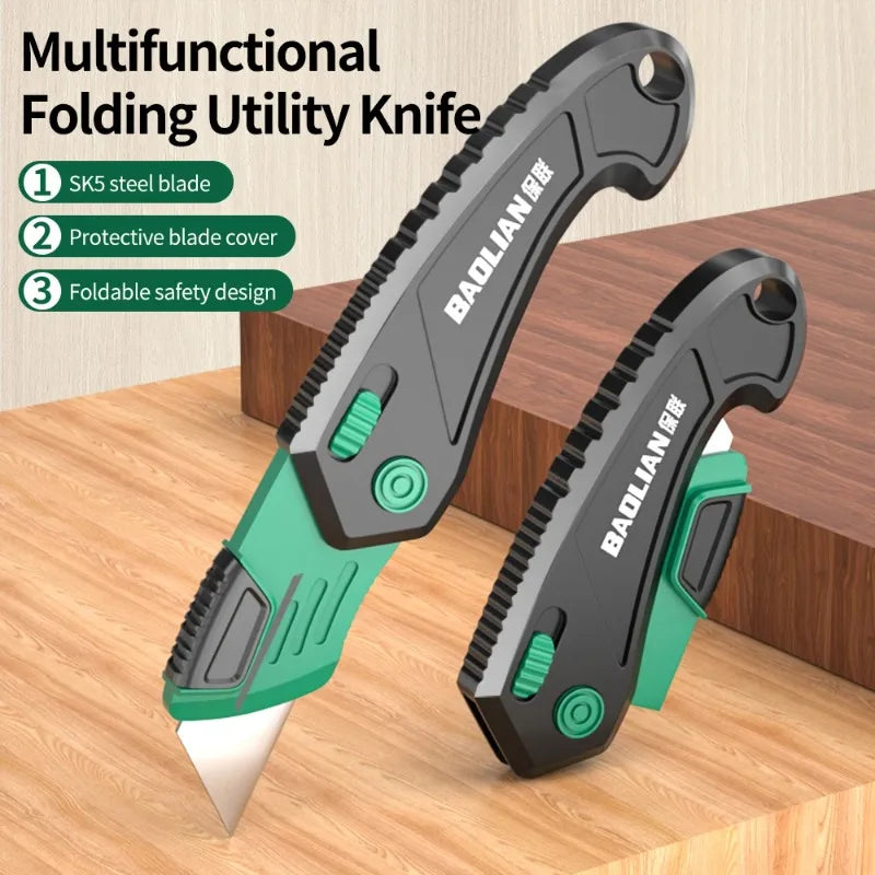 Foldable Art Knife SK5 Steel – Multi-Function Craft Cutting Knife Craft Cutting Knife Babs